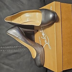 Metallic Christian Louboutin size 36.5